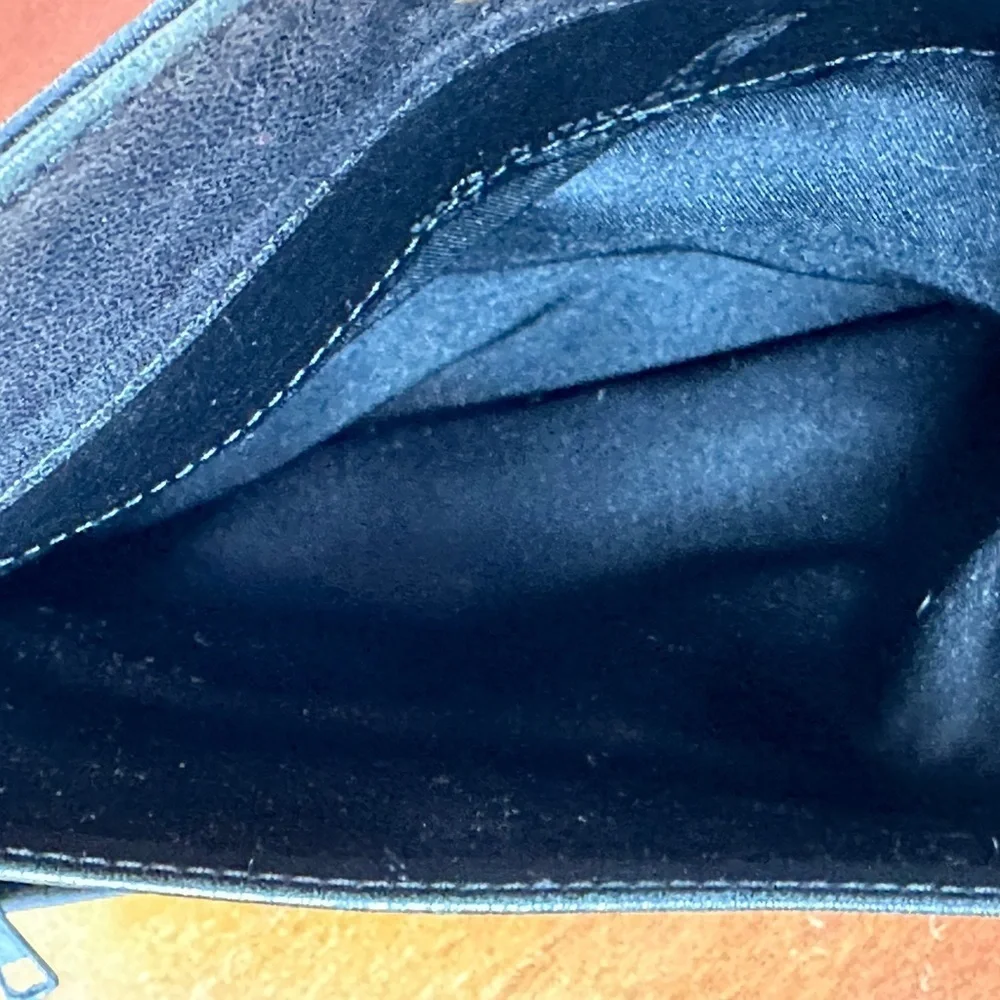 CHANEL Vintage Black Travel Line Nylon Long Wallet